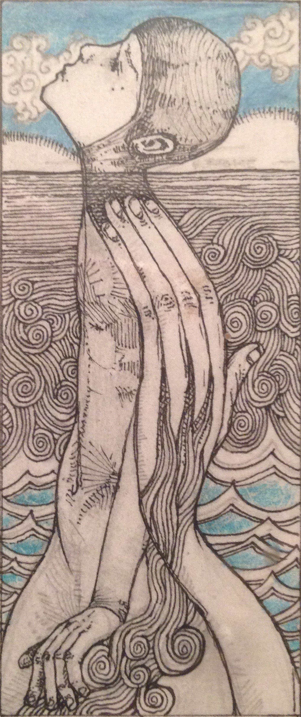 waves & clouds, 2008, by Brooke Riome